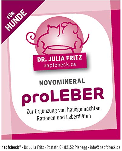 napfcheck Novomineral proLEBER - für Hunde - 500 g