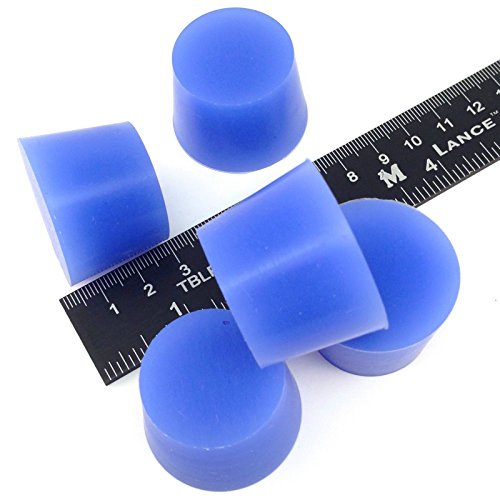 Image of High Temp Masking Supply 1.187 inch x 1.437 inch (1-3 /16 x 1-7 /16) Silicone Rubber Plugs - Stoppers for Powder Coating, Painting, Automotive, Crafts - Non-Toxic, Flexible, Reusable STP7 (5 Pack)