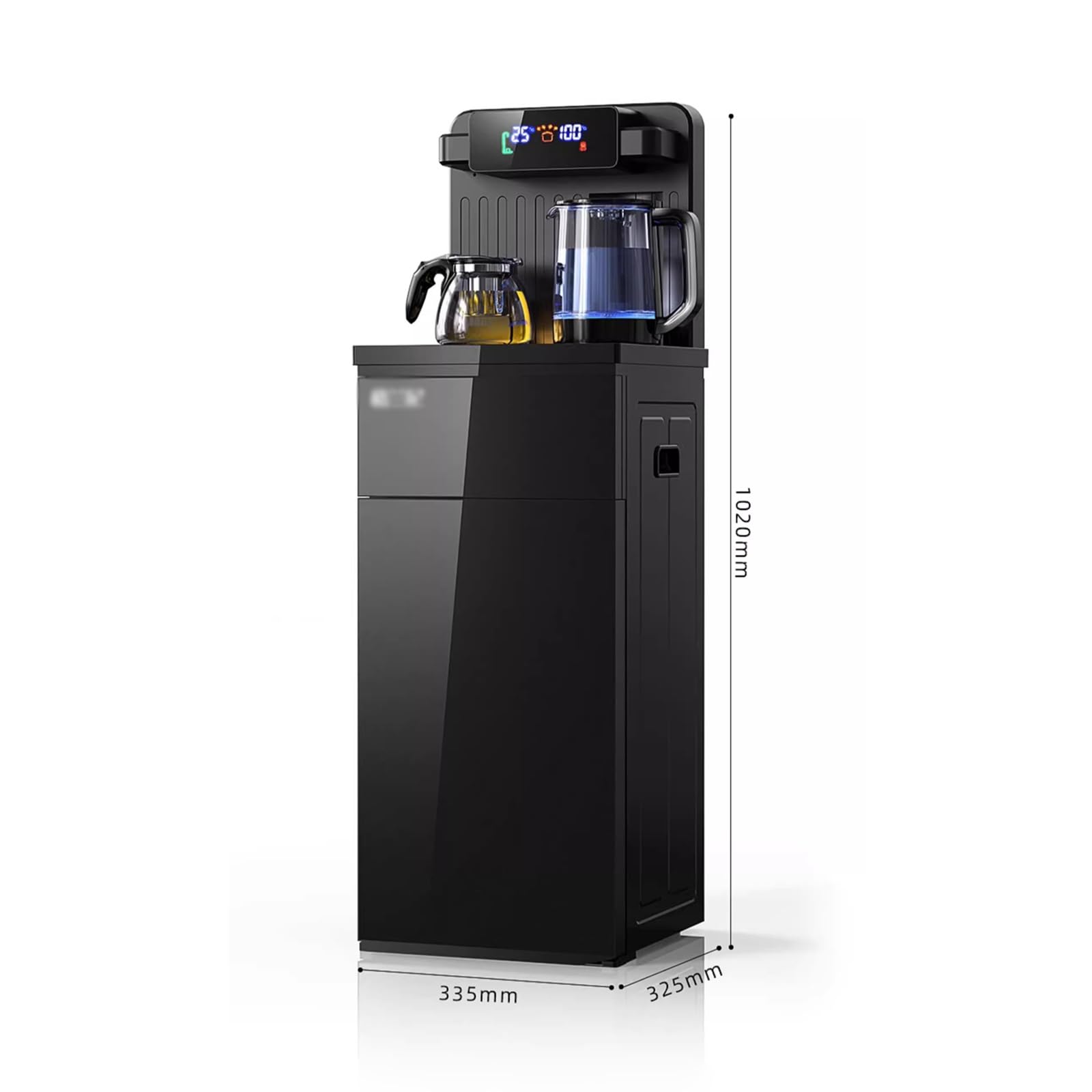 Distributore di acqua Distributore verticale di acqua potabile verticale for acqua con secchio verso il basso intelligente multifunzionale freddo e caldo for uso domestico Dispenser Acqua Ufficio ( Co
