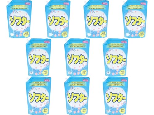 マルフク ソフター フローラルフルーティーの香り 詰替用 2000mL 柔軟剤 柔軟仕上げ剤 洗濯 静電気防止 ふっくら やわらか つめかえ用 (2000ml×10パック)