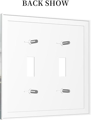 Miniatura 4 de Sghxwp Cubierta de interruptor de luz de doble palanca con diseño de bosque de montaña, estilo bohemio, diseño abstracto, puesta de sol, salida del