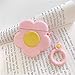 Produktbild SevenPanda Airpods Hülle Flower, 3D Niedliche Cartoon Airpods Hülle Weichem Silikon, Kopfhörerhüllen, Stoßfeste, Schützende Silikon Hülle für Apple AirPods 1st/2nd Hülle (Rosa Blume)