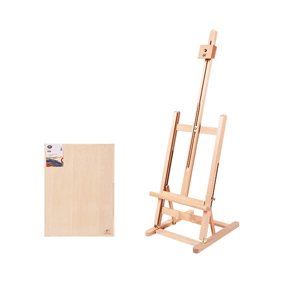 Chevalet d'affichage pour artiste d'art, chevalet portable en bois de hêtre, avec planche à dessin 4K, 8K, 27,5 x 32 x 102 cm