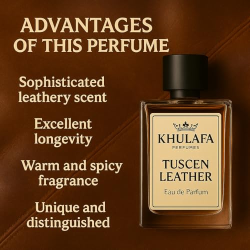 Image of Tuscen Leather Inspired Perfume | Bold EDP with Leather, Raspberry & Suede | Long-Lasting Luxury Scent for Men | Ideal for Winter Evenings & Gifting | Premium 50ML Fragrance