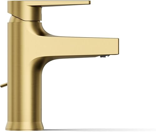 Miniatura 29 de Kohler K-74013-4-BN - Grifos para lavabo de baño, control único, níquel cepillado vibrante Vibrant Brushed Nickel,Cromo pulido,Latón cepillado