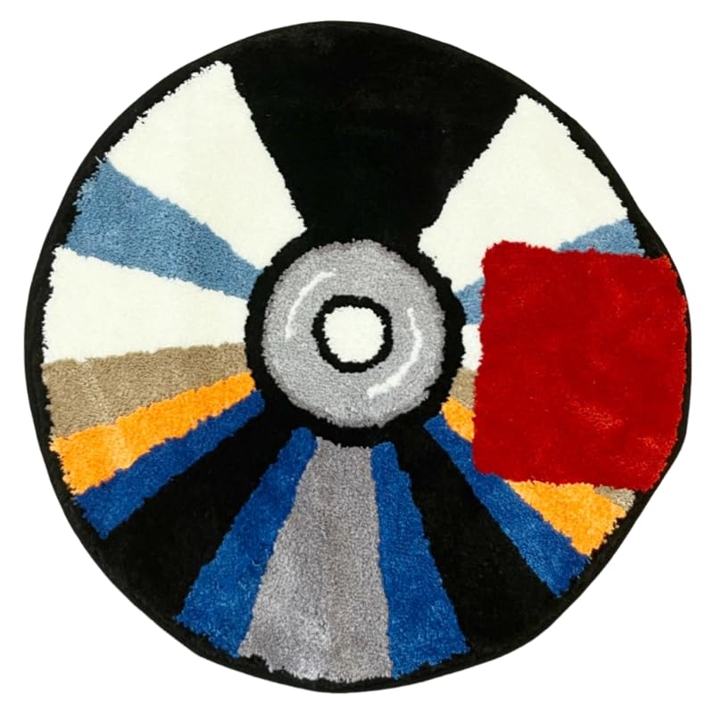 LAKEA CD Record Shape Rug