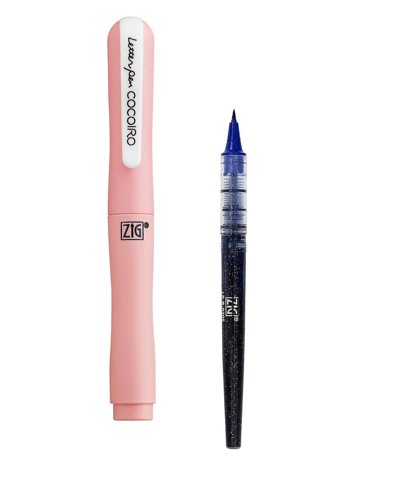 Zig KURETAKE COCOIRO Letter Pen Body Shell Pink & COCOIRO Letter