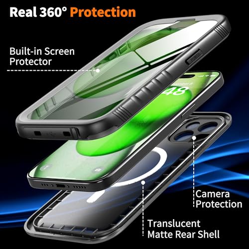 Cozycase for iPhone 14 Plus Case Waterproof for MagSafe - Image 4