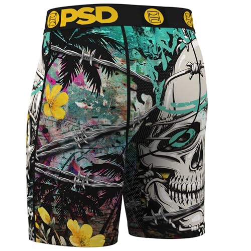 PSD Men's Chaos King Boxer Brief, Multi, XS3