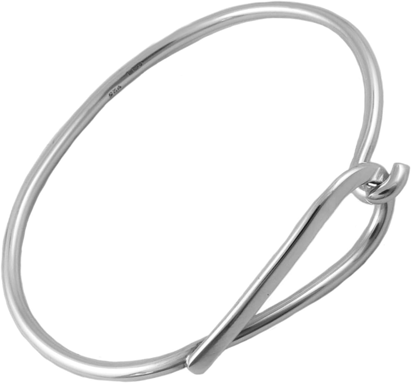 The Mexican Collection Hallmarked Sterling 925 Silver Front Hook Bracelet