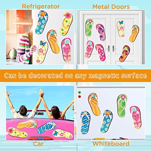 Imanes Decorativos Flip Flop Tropical Pack 20 Piezas miniatura 5