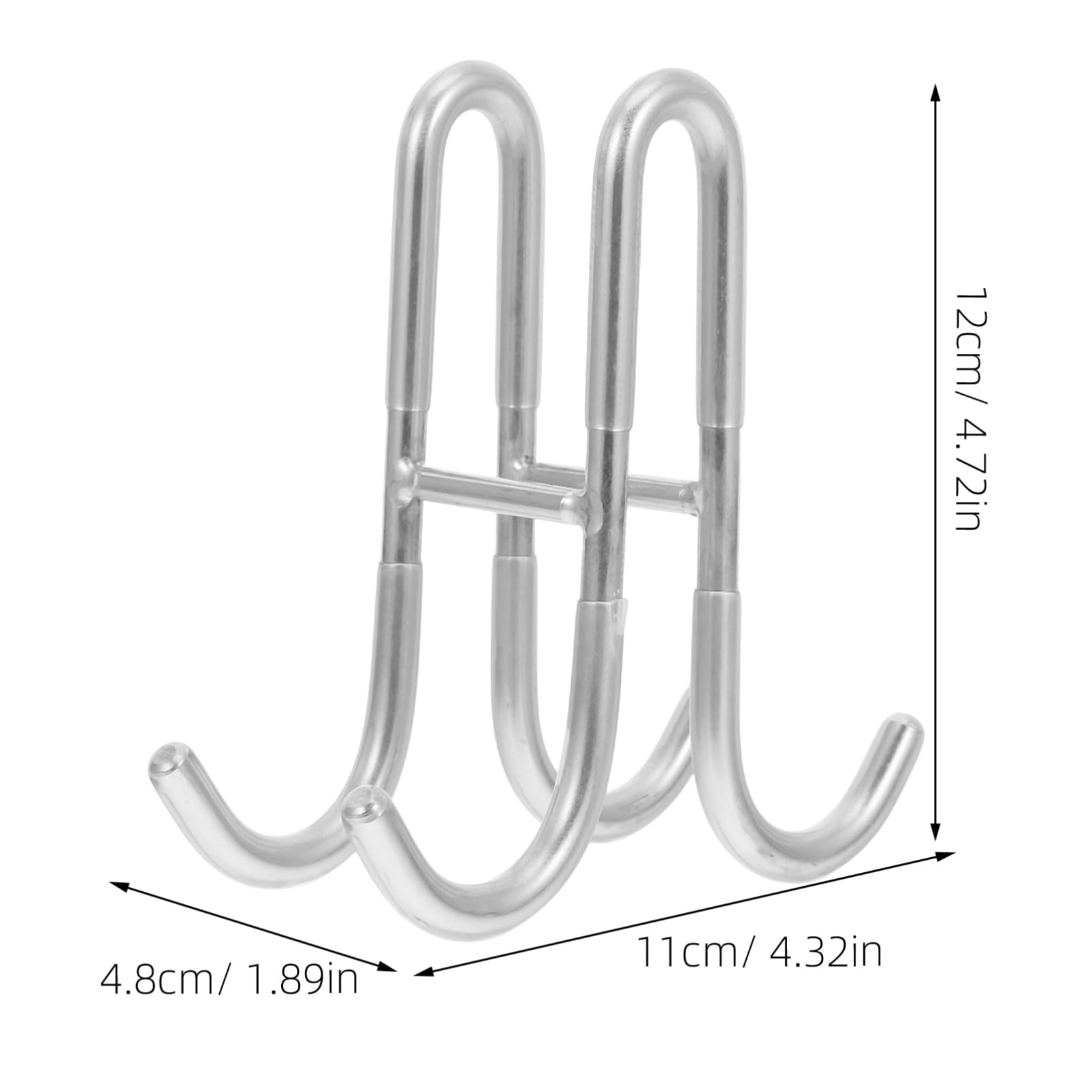 OHPHCALL 3Pcs Stainless Steel Over Door Hook for Bathroom Towel and Loofah Hanger Suitable for Shower Doors Elegant Design for Towels Clothes and Accessories