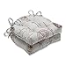 Pillow Perfect French Postale Reversible Chair Pad, Set of 2