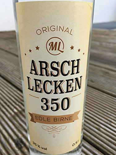 Arschlecken 350 Original Sepp Bumsinger’s - Williams, Obstbrand 0,5 Liter 35% vol. (1x0,5 Liter)