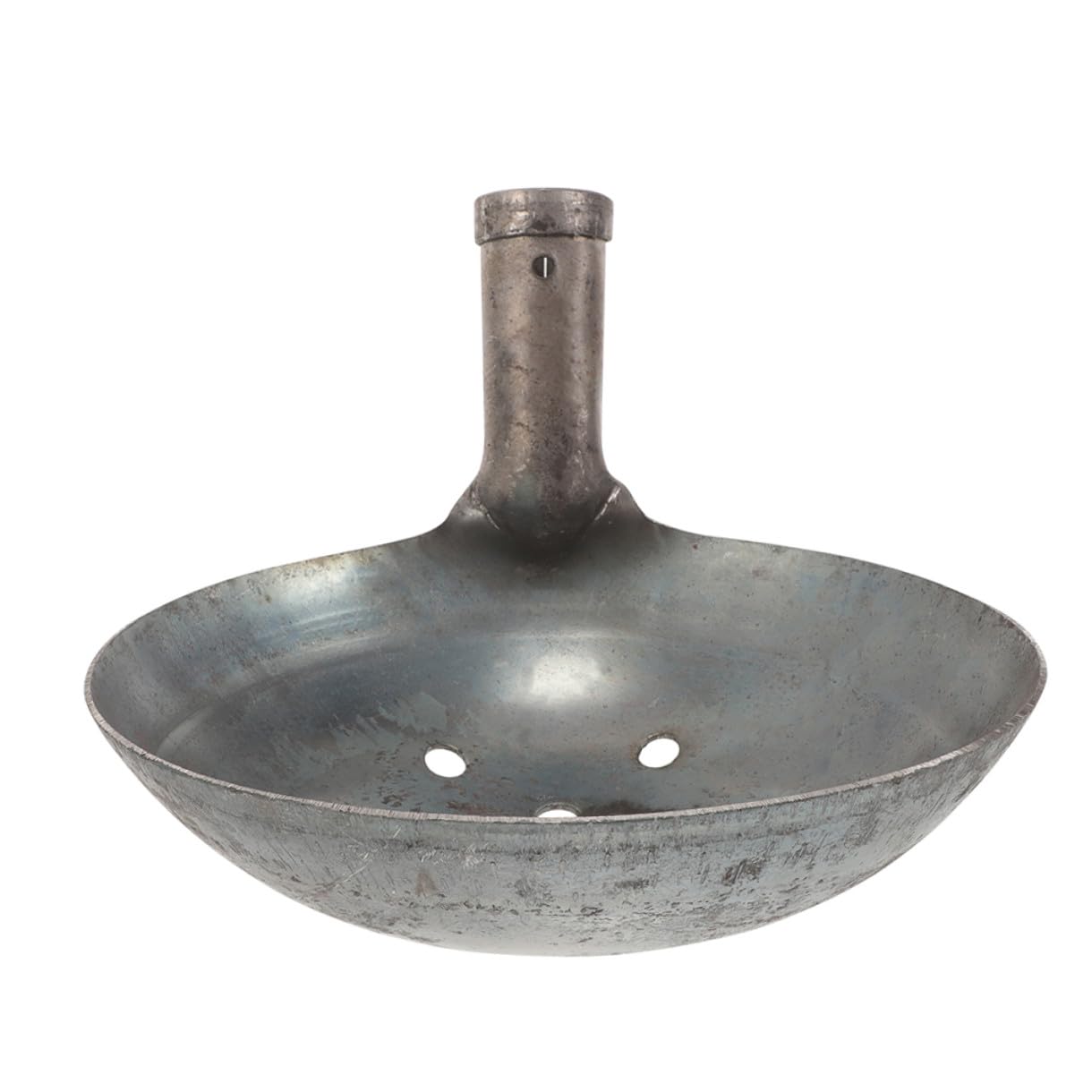 Hemobllo Cucharón Grande de Metal Pala de Estiércol Reutilizable para Limpieza en Construcción y Drenajes Diseño de Pala Filtrante de Gran Capacidad