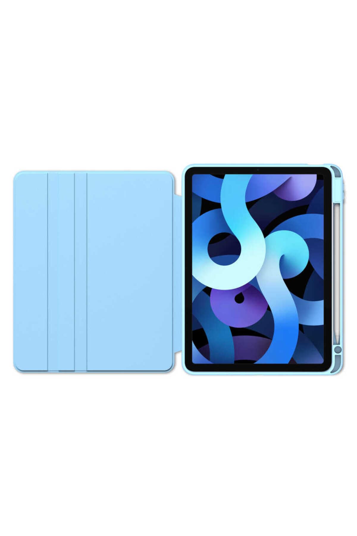 CONSTRAIN - iPad 11.Nesil 2025 Kılıf ATA Nayn Dönebilen Standlı Kılıf - Mavi Açık