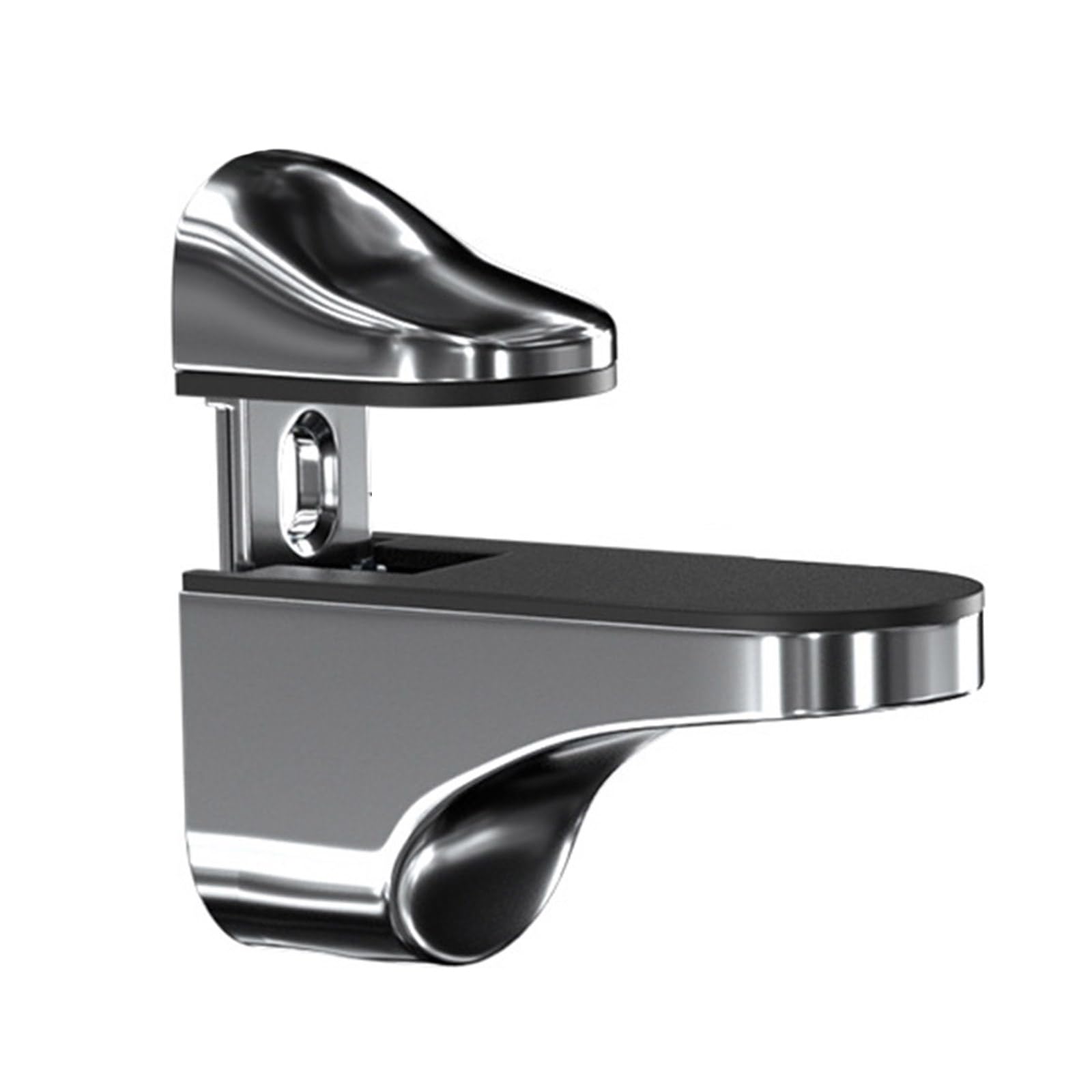 Metal Glass Shelving Brackets Adjustable Wall Mount Clamps Elegant Glass Shelf Simple Intalls for Panel Panel Carriers