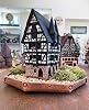 Colección de Casas de Pueblo de Cerámica - Miniatura Artesanal Coleccionable del Ayuntamiento de Alsfeld, Casa Alemana en Miniatura - Portavelas de Té B210N* 6