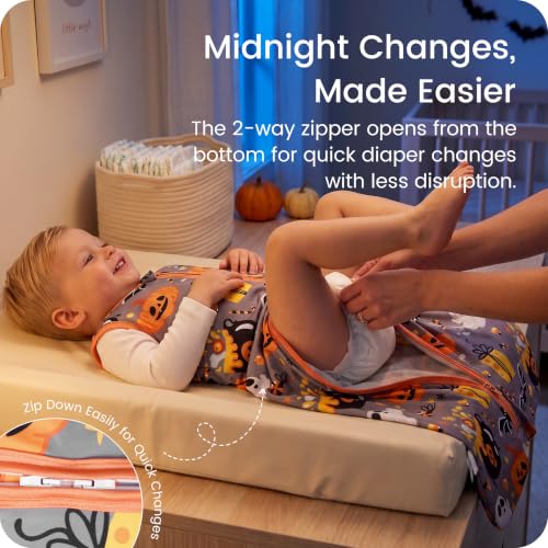 Image of Toddler Sleep Sacks 2T-3T-4T, 0.5 TOG Light Summer Wearable Blankets, Extra Long XL Sleeping Bags, 2 Pack