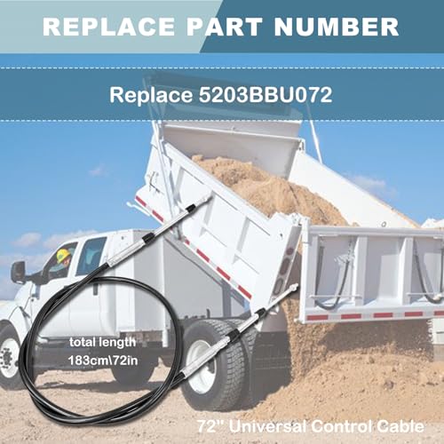 Câble de commande universel série 5200 flexible de 182 cm robuste - 5