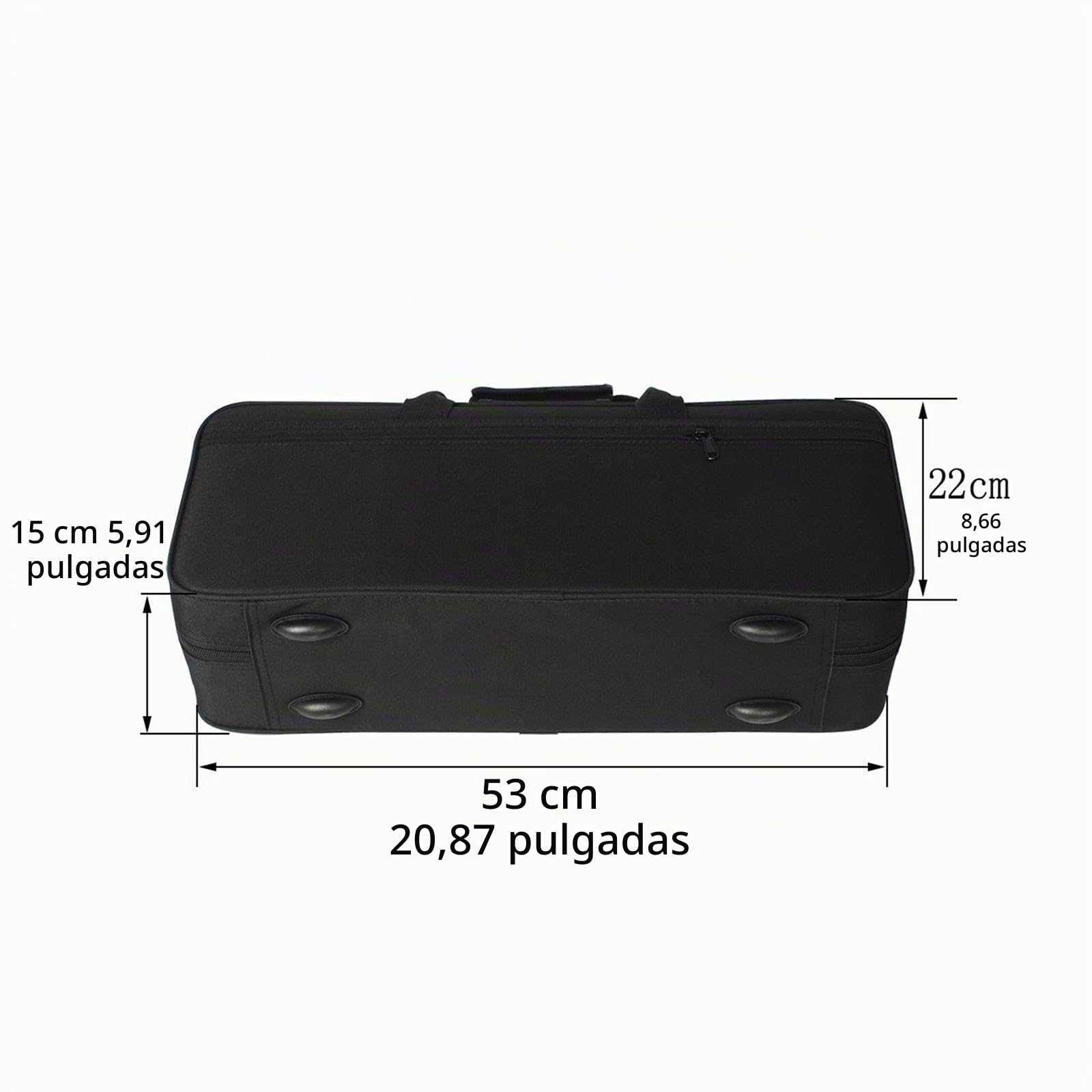 Baoblaze Mochila para trompeta Estuche de transporte para trompeta Caja de almacenamiento Estuche para instrumentos de concierto para trompeta Suministros