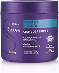 Eudora Creme Para Pentear Siàge Revela Os Cachos 500g