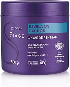 Eudora Creme Para Pentear Siàge Revela Os Cachos 500g