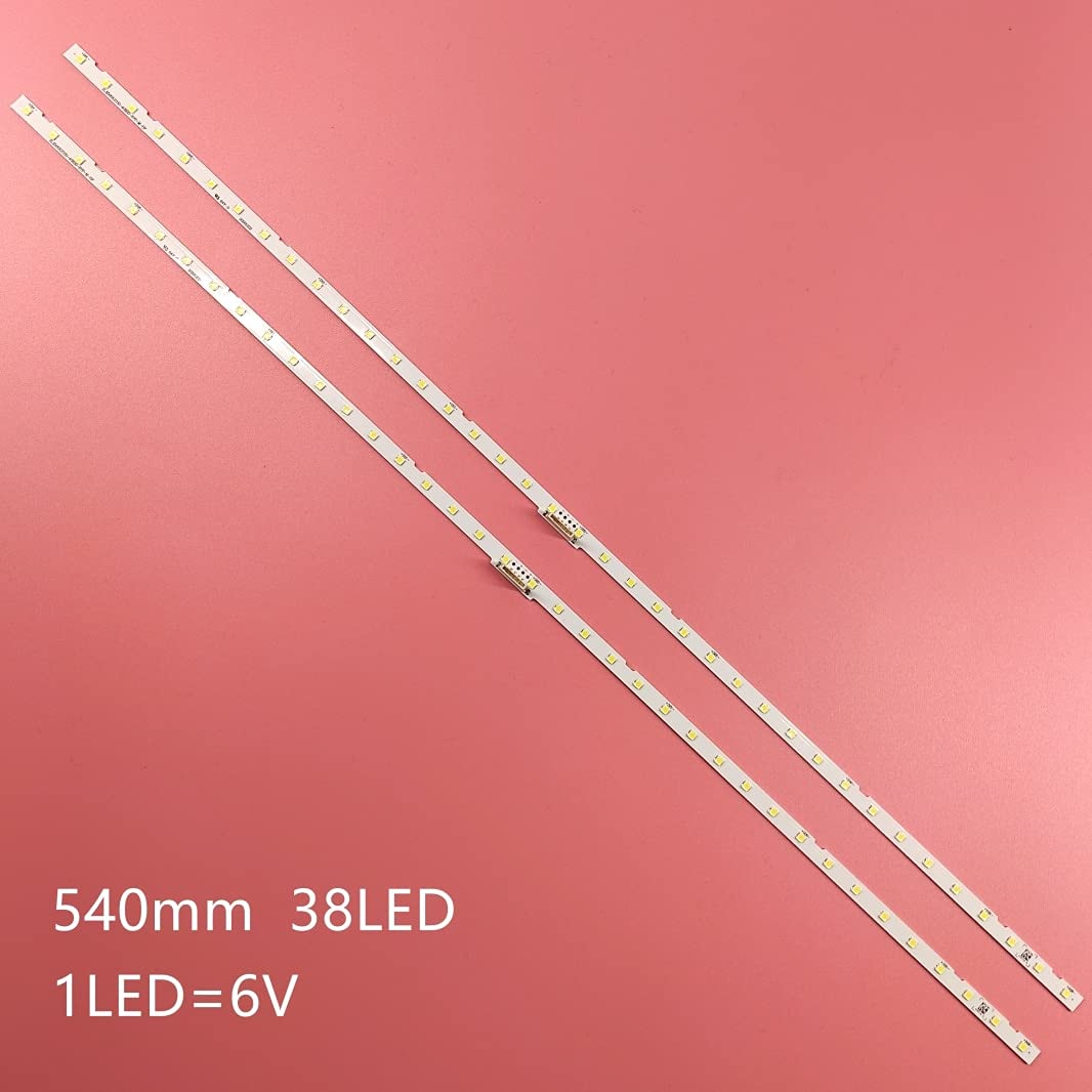 Replacement Part for TV 2pcs LED Backlight Strip for Samsung UE50NU7100 UE50NU7120 UE50NU7020 UN50NU7100 UE50NU7400 UE50NU7472U UN50NU7100F UN50NU6900 - (Type: 2 Pieces)