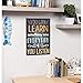 Juvale 20-Pack 13x19 in Motivational Classroom Posters - Chalkboard-Style Wall Decor, Classroom Decor, Bulletin Board Decorations, School Supplies for Teachers, Growth Mindset Posters