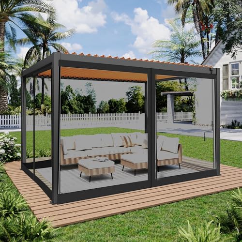 Red para toldo de patio exterior anti protector solar 3x3m 4
