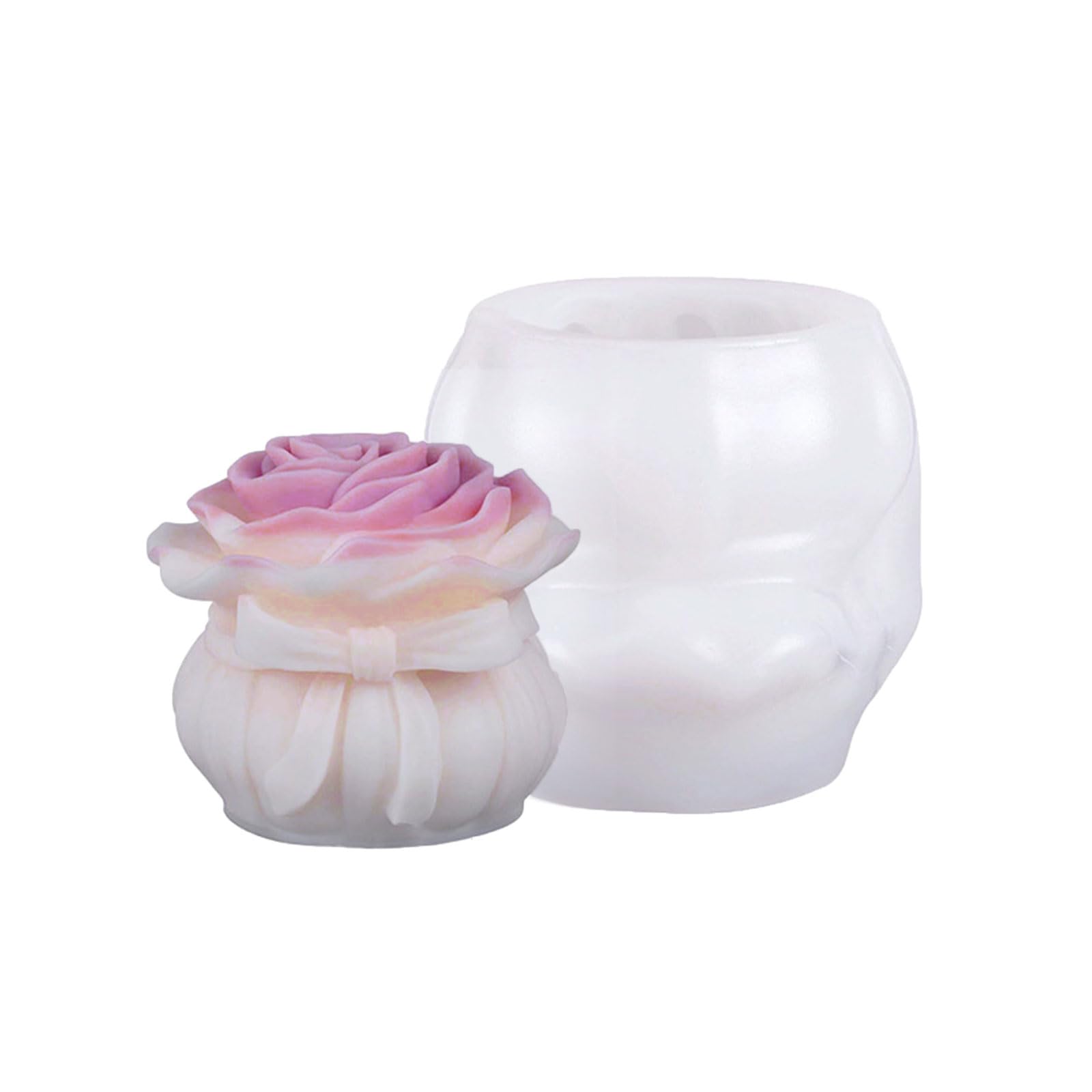 Woedpez Flowers Molds Silicone Plasters Casting Ornament Epoxy Resin Flowers