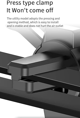 Miniatura 5 de Soporte de teléfono para automóvil, soporte de teléfono para parabrisas de automóvil, ventilación de aire, universal, manos libres, soporte para