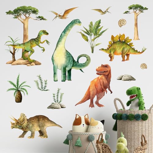Vinilos decorativos grandes de dinosaurio para pared miniatura 6