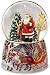 The San Francisco Music Box Company Santa and Reindeer Christmas Snow Globe