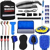 LIANXIN Car Cleaning Kit Car Wash Kit with High Power Handheld Vacuum Automobile...