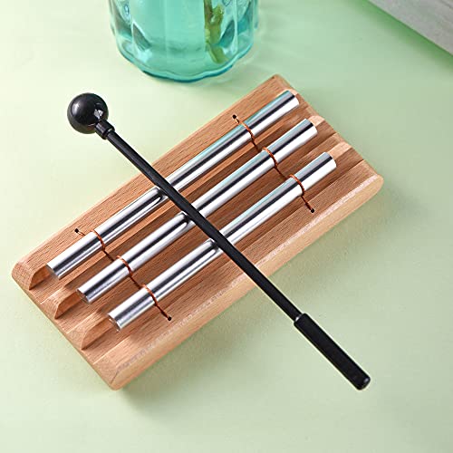 Three Tone Meditation Chime, Trio Hand Chime Bell Percussion Instrument For Yoga, And Teachers’ Classroom Management #TOP5