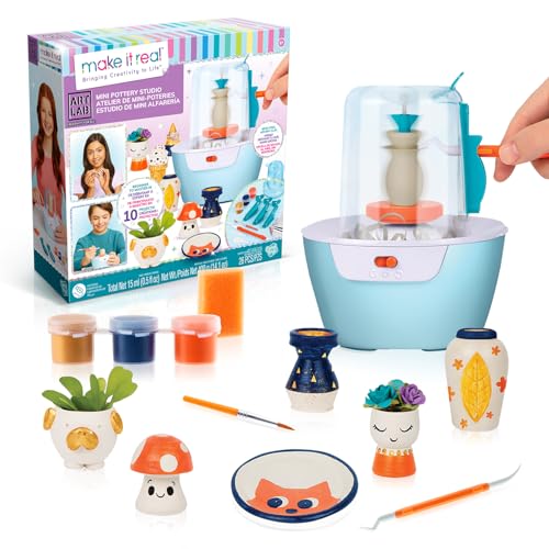 Canal Toys- Super Taller de Cerámica, Color Azul, Blanco y Naranja, Mini (ART016)