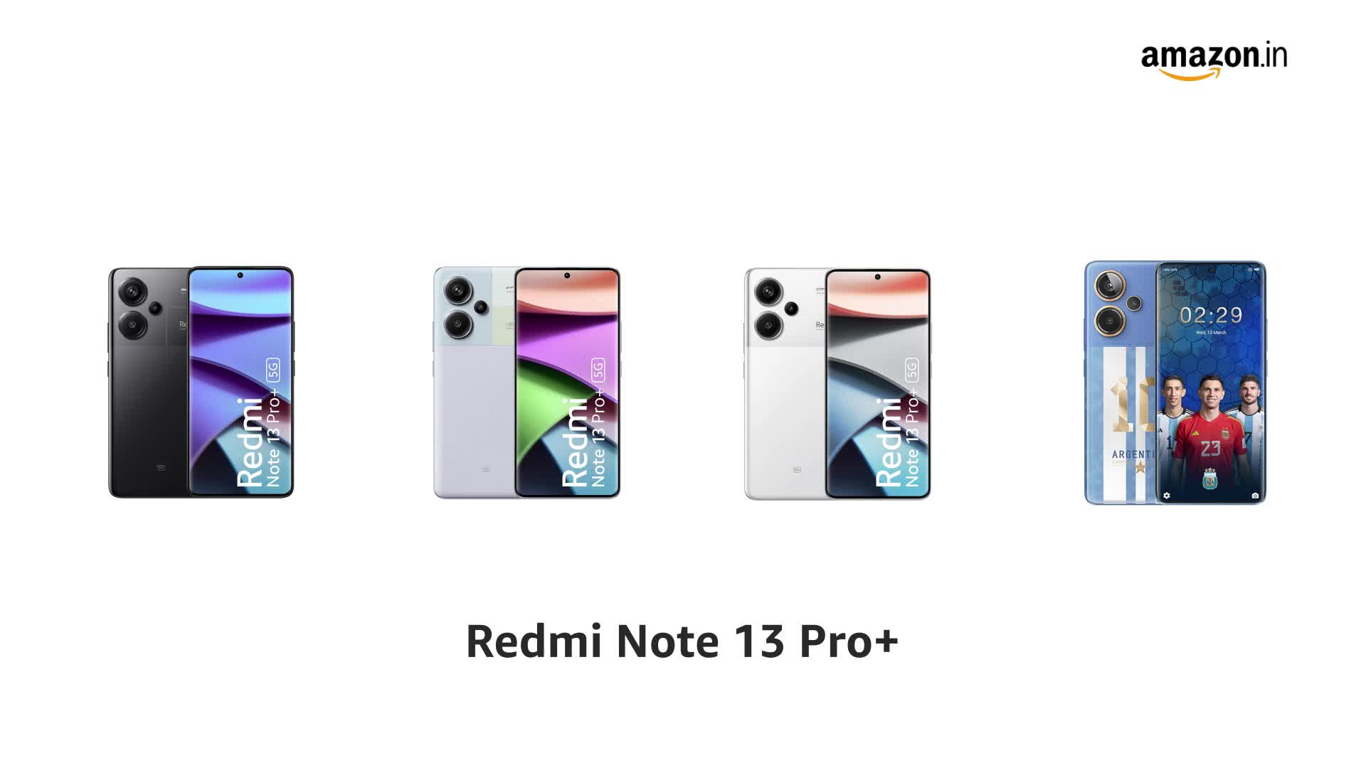 Redmi Note 13 Pro+ (Fusion Purple, 12GB RAM, 512GB Storage)