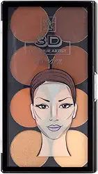 Rk By Kiss 3D Paleta Contour Artist Pó Médium Dark