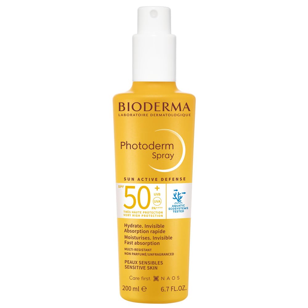 BIODERMA Photoderm Max Body Sunscreen Spray Spf 50+, 200 Ml Package design may vary