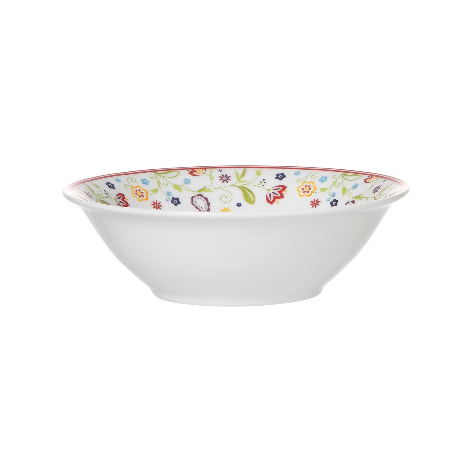 Ritzenhoff & Breker Shanti Lot de 6 petits saladiers en porcelaine avec motif floral Ø 14,5 cm