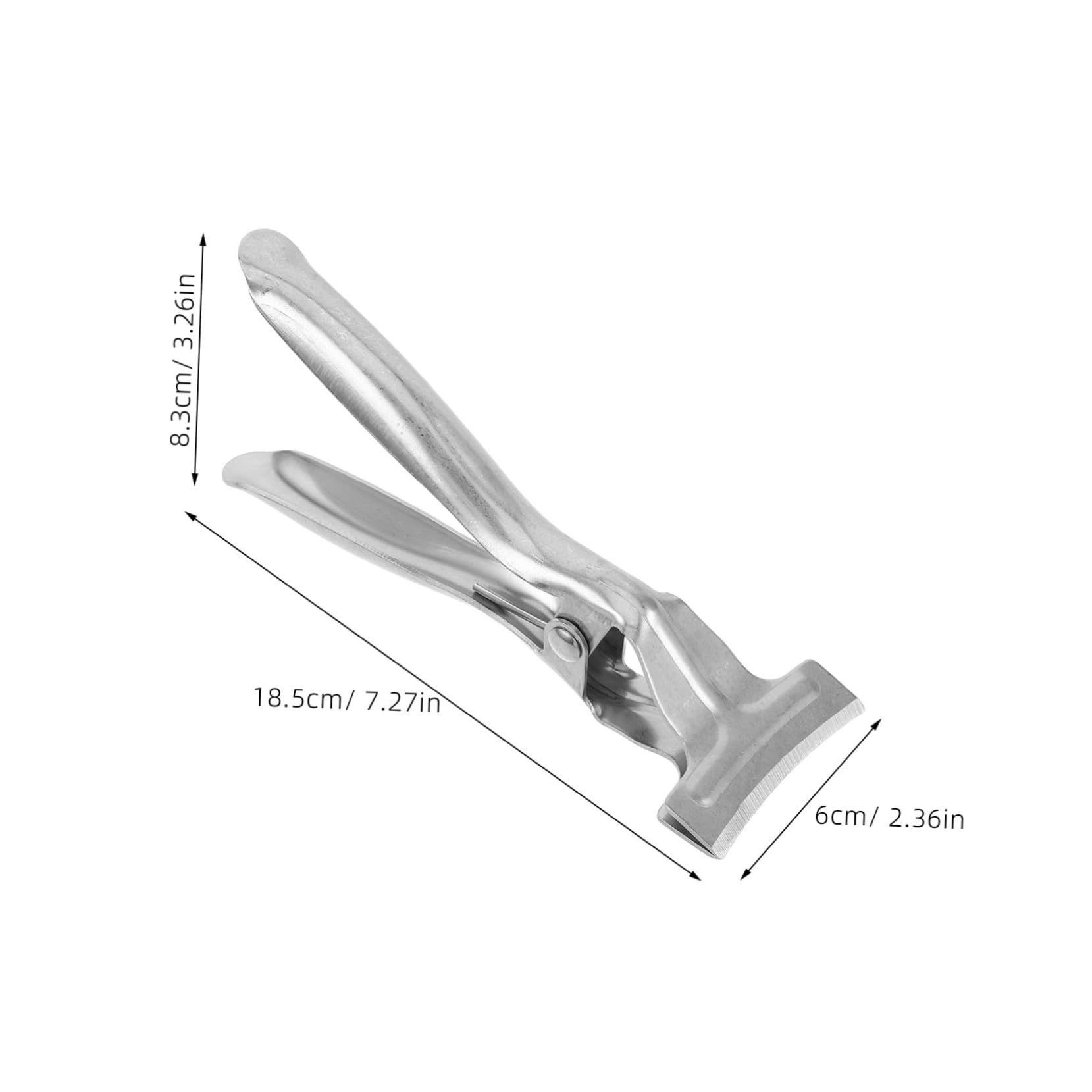 Heavy Duty Watermelon Shell Opener Stainless Steel Melon Cutter for Slicing for Kitchen Use and Fruit Shops Sanitary Clamp Design