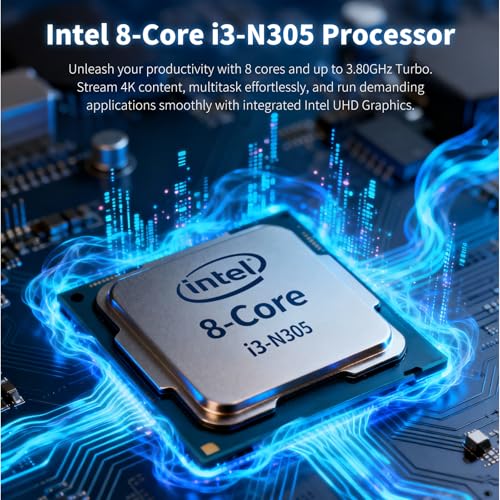 Image of HP Flagship 17inch Laptop Computer, 32GB RAM, 1TB SSD, 17.3 inch HD+ 250 Nits IPS Anti-Glare Display, Intel 8-Core i3 N305 CPU, Windows 11 Pro, Fast Charge, Wifi6, for Business and Students