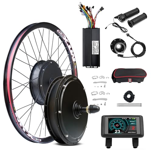 SNHMFUH Kit di conversione per bici elettriche con ruota posteriore
