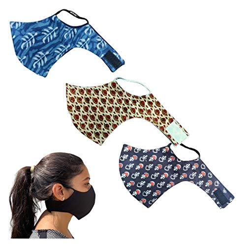 Shaila's Couture Printed Sports Gym Workout Face Masks (PACK OF...