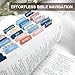 Bible Tabs for Women & Men, Laminated Bible Tabs for Study Bible, Boho Theme Bible Tabs for Easy Navigation, Simplify Your Bible Reading Experience with Easy-to-Use Indexing Tabs