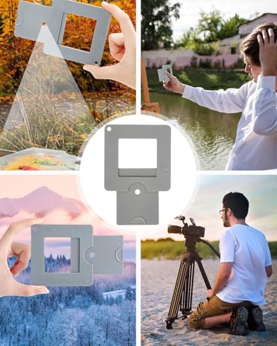 TPZORJX Sichtfänger, Schiebe-Sucher Tragbar Fotografie-Betrachter Sucher Kompositionssucher zum Malen Zeichnen Geschenk für Kunstliebhaber,betrachten,sichtfänger