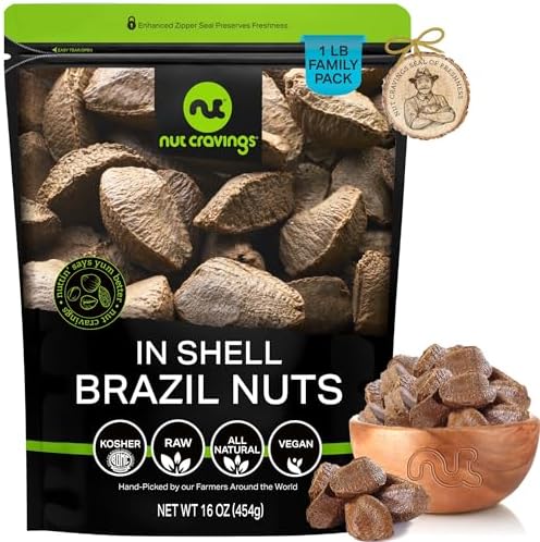 In Shell Brazil Nuts (1Lb)