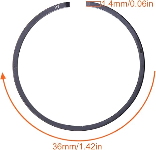 Miniatura 2 de 1120 034 3001, 4PCS 36MM x 1.5MM Kit de anillo de pistón, para Stihl 009 010 AV para motosierra