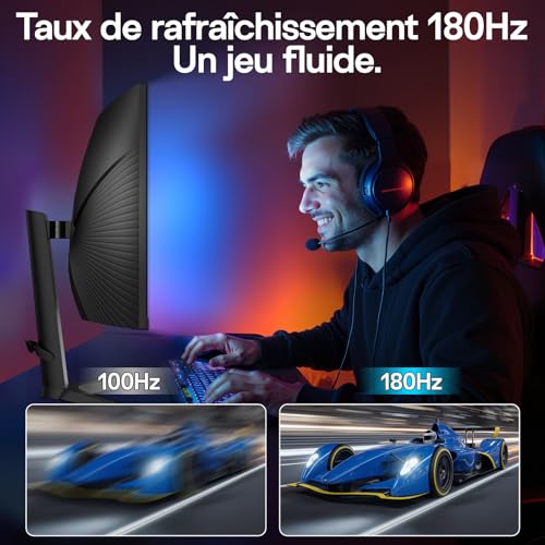 KOORUI 34E6UC écran gaming incurvé 34" WQHD 180Hz - photo 4